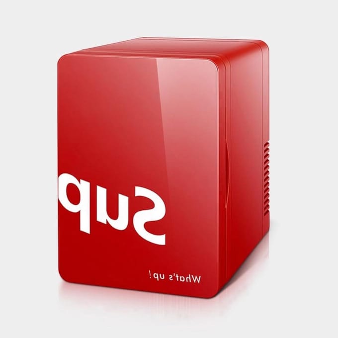 Mini Koelkast - Draagbare Koeler - Dranken Koel Houden - Stil Geluidsniveau - 6 Liter - Rood