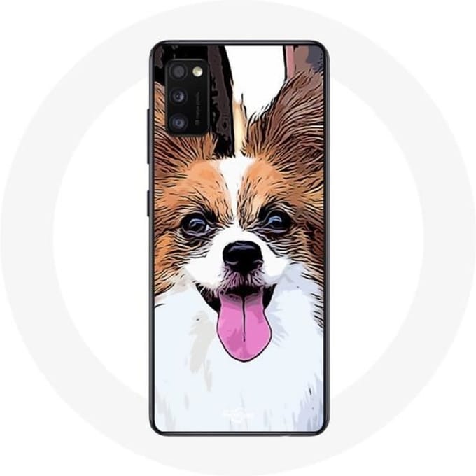 Coque pour Samsung Galaxy S20 Épagneul nain continental papillon Chiot Blanc et marron