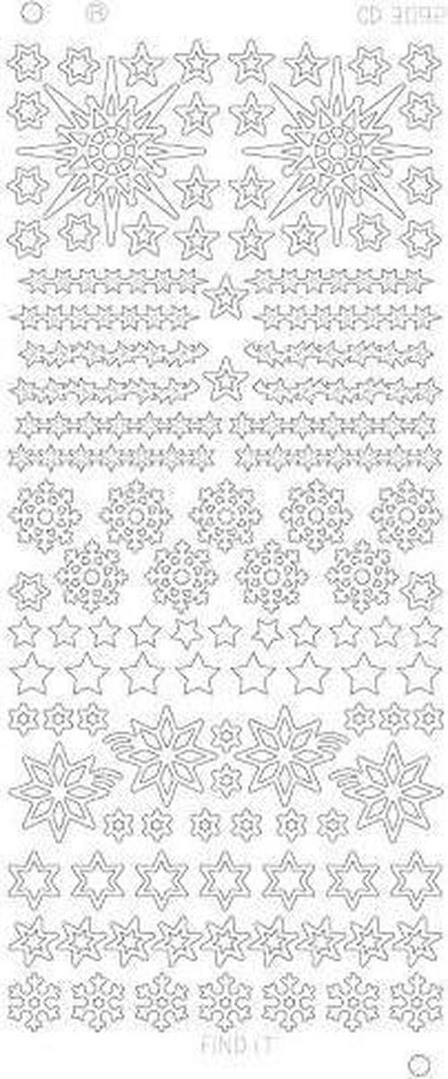 Various Stars Snowflake Platinum - Zilver 1 stuks