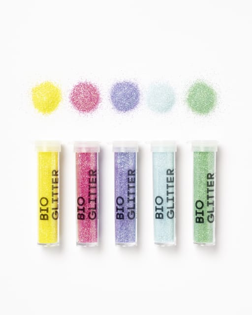 Glitterpoeder Bio Folia Rainbow 7gr 5 kleuren