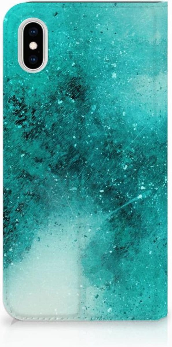 Bookcase Apple iPhone Xs Max Painting Blue