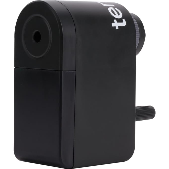 tenwin Handmatige puntenslijper Handslinger puntenslijper Verstelbare scherpte voor 6,5-8 mm potlood zwart