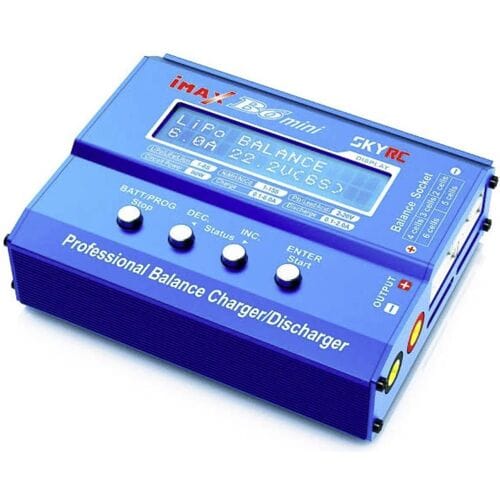 SKYRC B6 Mini Multifunctionele modelbouwlader 6 A Li-poly, LiFePO, Li-ion, NiMH, NiCd, Lood