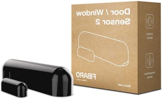 Deur Raamsensor - Contact Sensor - Beveiliging Thuis - Ingebouwde Temperatuur - 1 Batterij - Zwart
