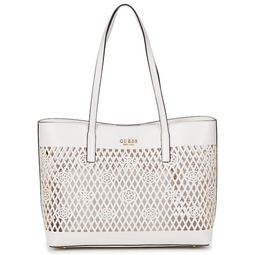 GUESS shopper Letty 2 in 1 Tote Cream White crème
