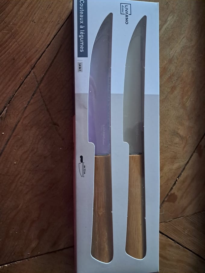 Livarno home Groentemessenset - 2-delig - 12.5 cm lemmet lengte