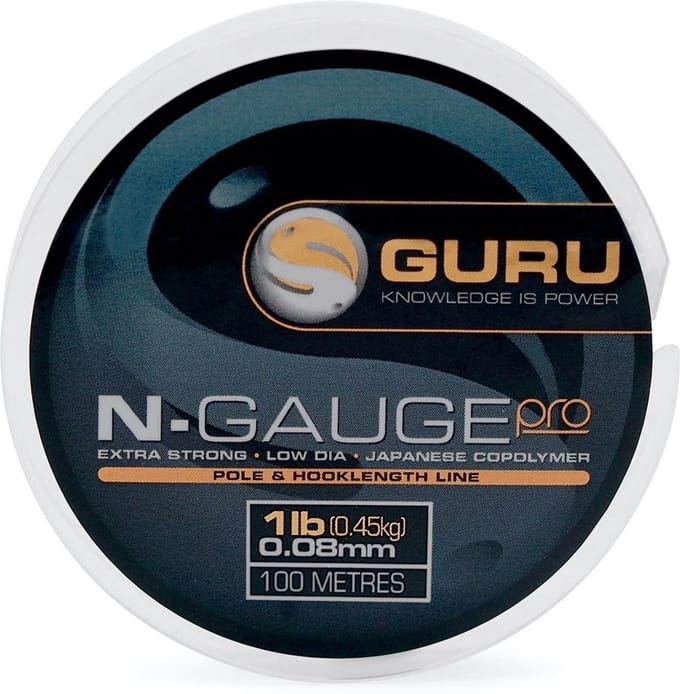 Guru N-Gauge Pro - 1.0lb - 0.08mm - Transparant