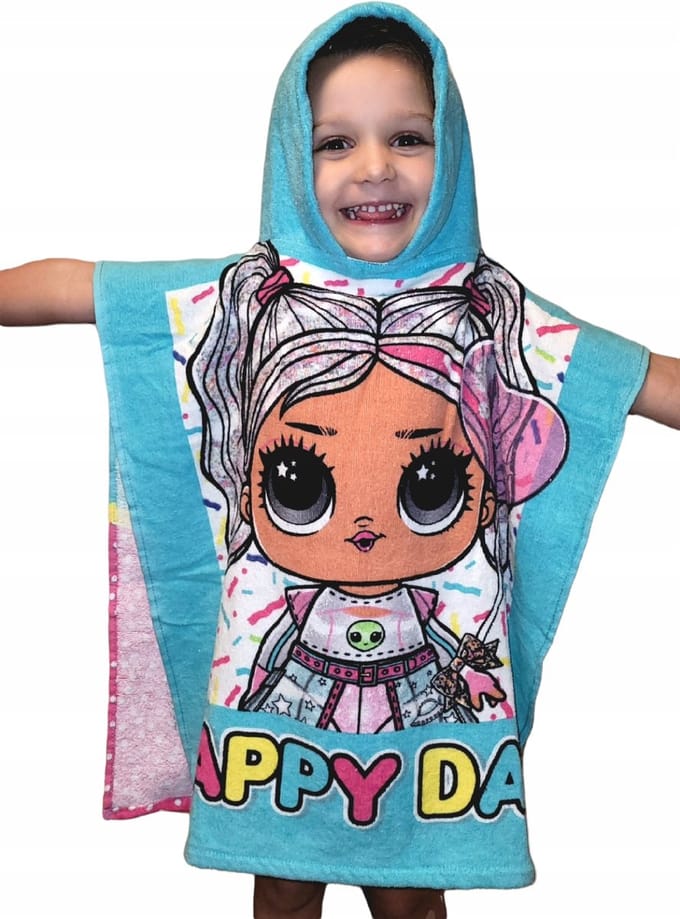 L.O.L Surprise Poncho - 55 x 110 cm - Katoen