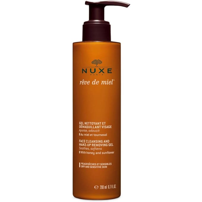 Nuxe Face Cleansing And Make Up Removing Gel Nuxe - Rêve De Miel Face Cleansing And Make-up Removing Gel