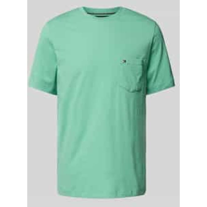 Regular fit T-shirt van puur katoen