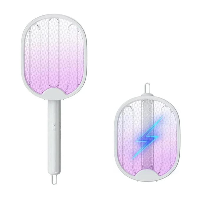 USB Elektrische Vliegenmepper 3000V Muggen Doder Racket Opvouwbaar UV Licht Insectenverdelger Insectenvanger voor Kamperen Thuis Tuin