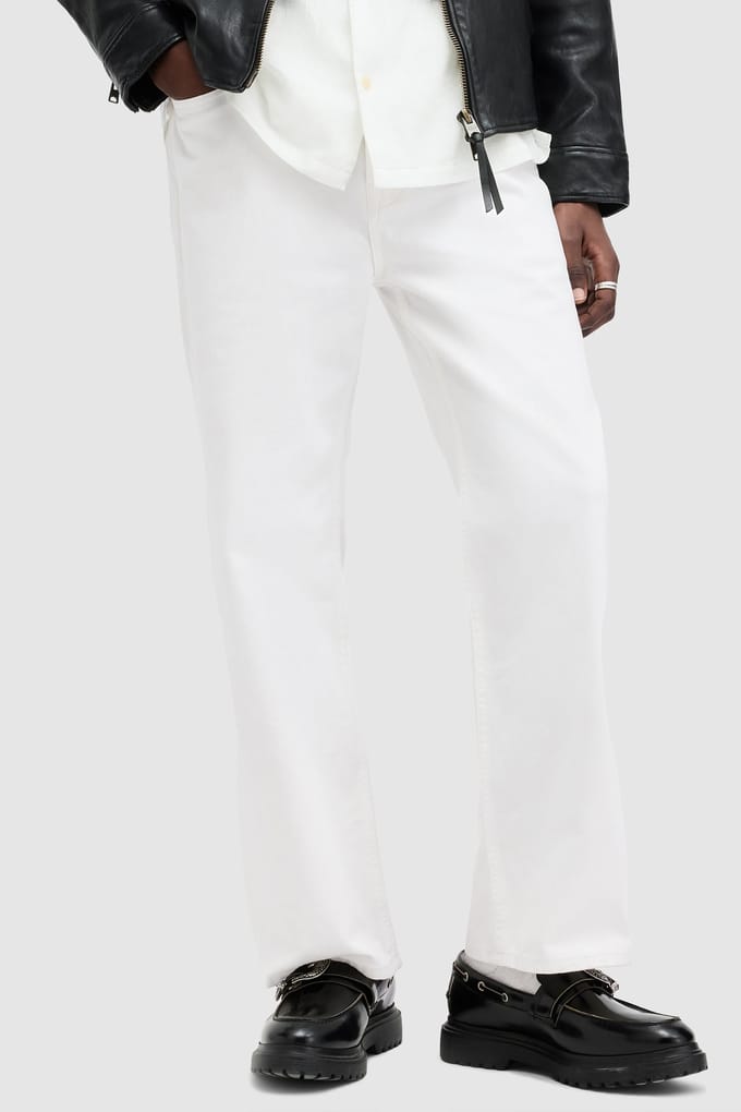 AllSaints Lenny Off White Größe: W36 | Hosen Outlet | Herren | Weiß
