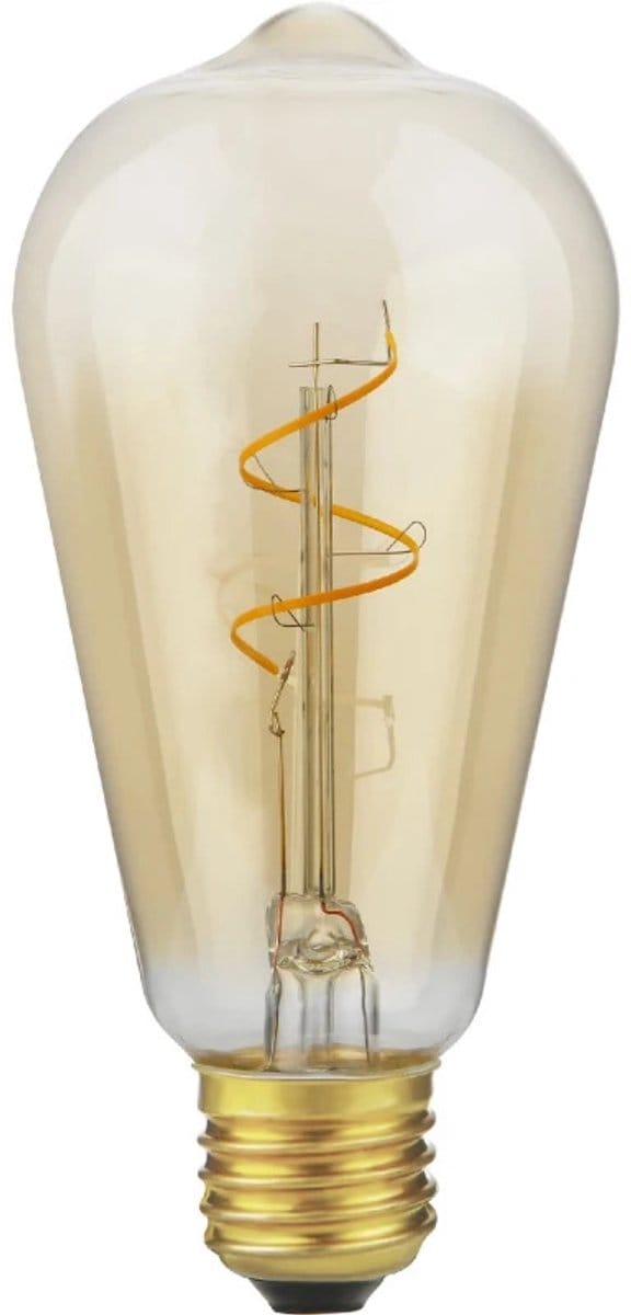 SPL E27 LED Edison Lamp | 2.9W Goud 2200K 220V/240V 922 | 360° Ø64mm Dimbaar