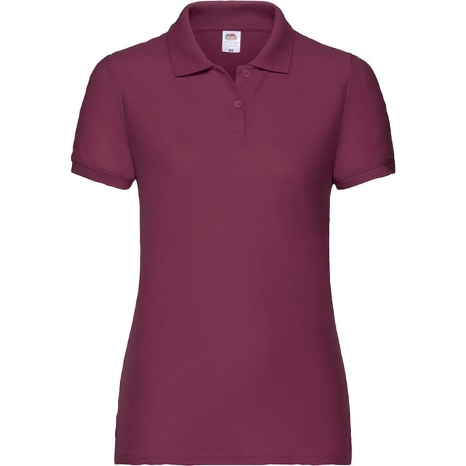 Fruit of the Loom Dames/dames Poloshirt (Bourgondië)