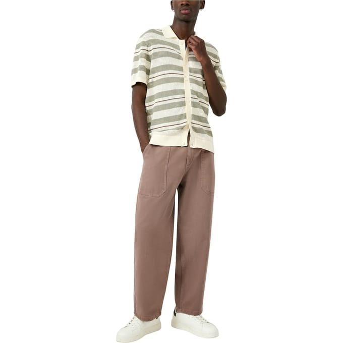 s.Oliver -qs Pullover Shortsleeve Offwhite Taglia: M | Maglioni a maglia Outlet | Uomo | Bianco