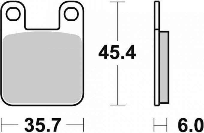 Plaquette de frein Malossi pour Moto Gilera 50 GSM Neuf