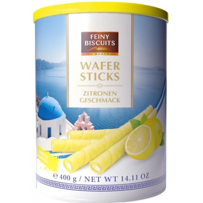 Feine Biscuits Rouleaux Gaufrette Citron 400 g