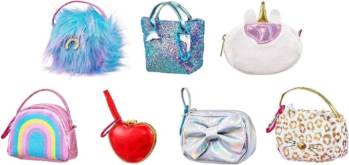 Mini tas met karabijnhaak & verrassing - seizoen 2 - Nylon