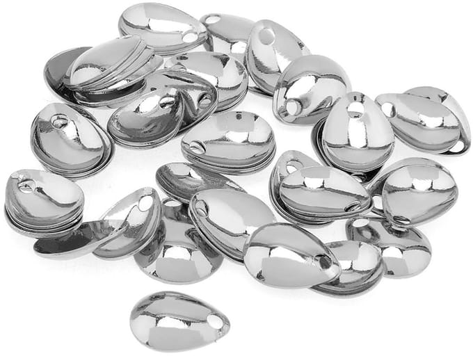 50 Stuks Spinner Baits en Lepels, DIY Spinner Bait Kit voor Vissen, Spinner Rigs en Aasaccessoires