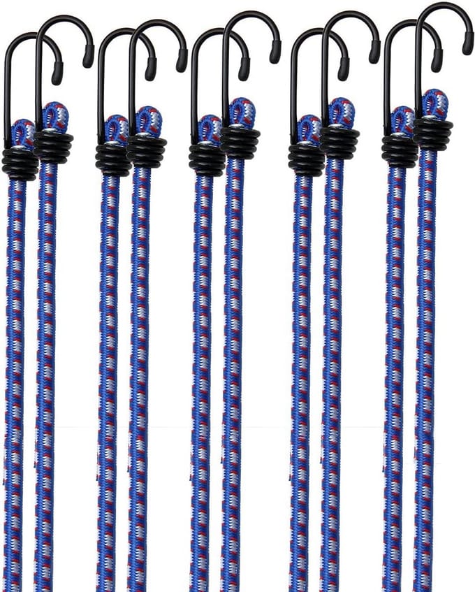 10x Spannende Elastische Spanriemen 30.5cm - Duurzaam en Weerbestendig