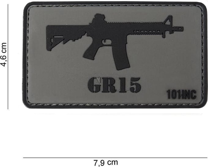 101 Inc Embleem 3D Pvc Gr15  10033