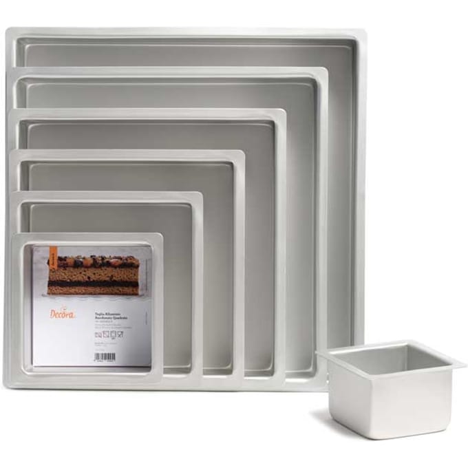 Aluminium Bakvorm 20 X 20 X 10 Cm Decora