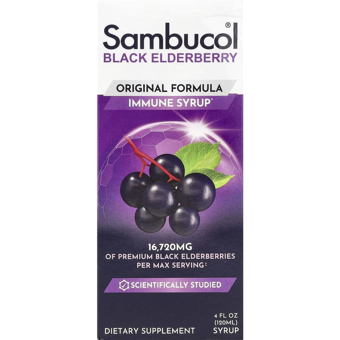 Sambucol, Sureau Noir, Formule Originale, 4 fl oz (120 ml)