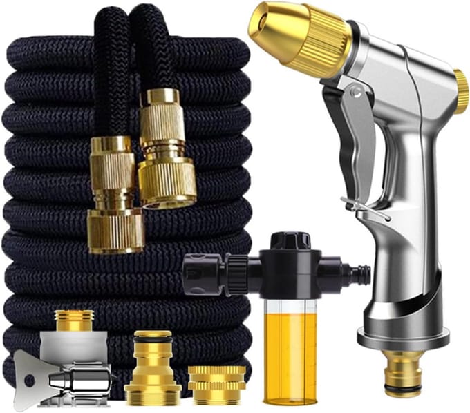 Uitbreidbare Tuinslang Set - Flexibele Tuinwater- en Irrigatieslang - 15 m