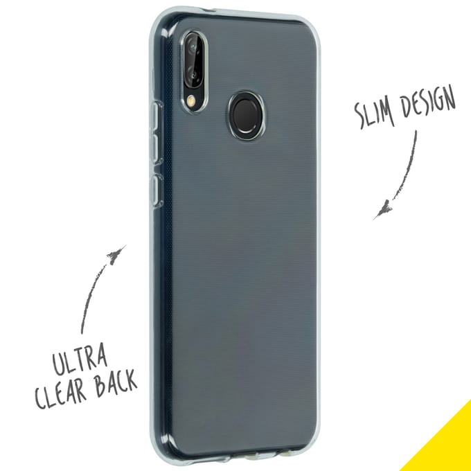 Accezz Hoesje - Geschikt voor Huawei P20 Lite - Clear Backcover - Transparant