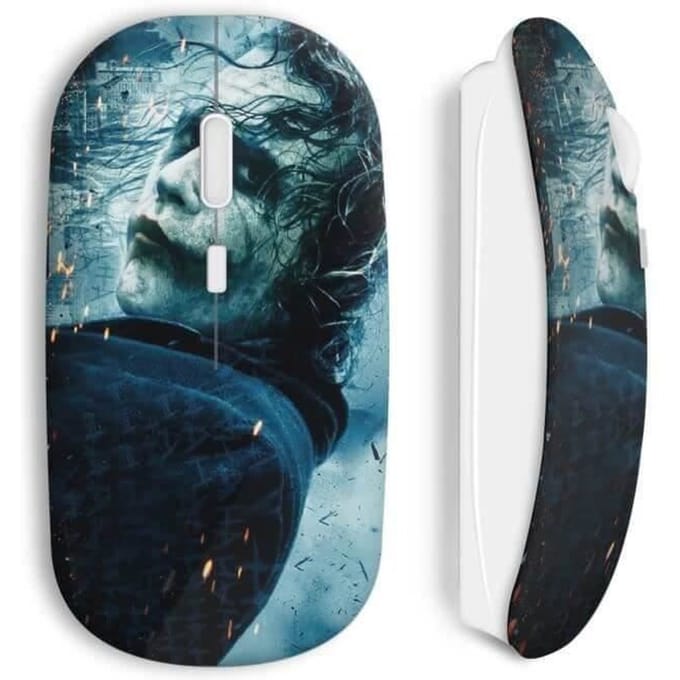 Joker de dark knight draadloze muis