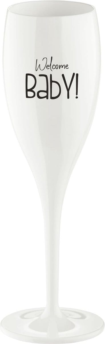 Champagneglas 'Welcome Baby' - Koziol | Cheers No. 1