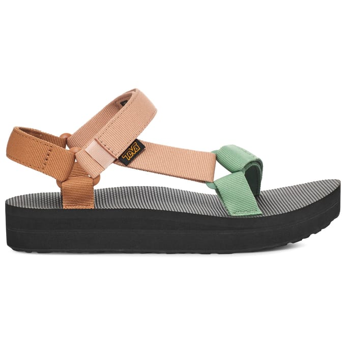 Teva W Midform Universal - Dames Sandalen - Zwart/Oranje/Roze - Maat 38