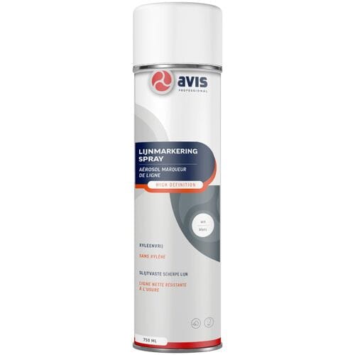 Avis Lijnmarkering Spray Wit - 750 ml