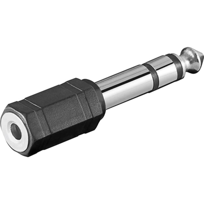 MUSIC STORE Ad. Mini 3,5 /  Kl. 6,3 stereo Adapter