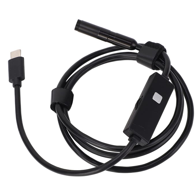 Endoscoop Camera 2MP 1920P HD Boroscoop Tool met 8 Instelbare LED-lampjes 7.9mm IP67 Waterdicht 1m / 3.3ft black