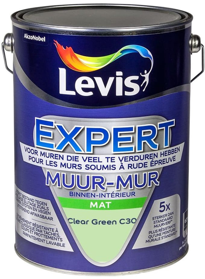 Levis - Expert Muur Binnen Mix - Clear Green C30 - Mengverf - 5 L