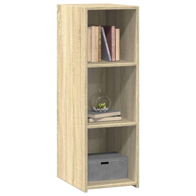 vidaXL - Dressoir - 30x41x93 - cm - bewerkt - hout - sonoma - eikenkleurig