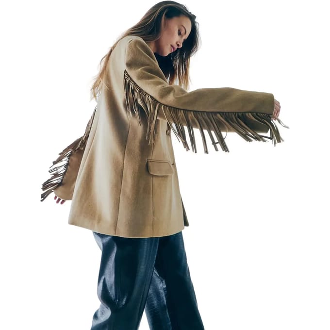 Blazer voor dames Norr Fringe
