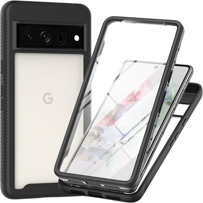 Comfycase Google Pixel 8 Pro Full Protection Cover Transparant