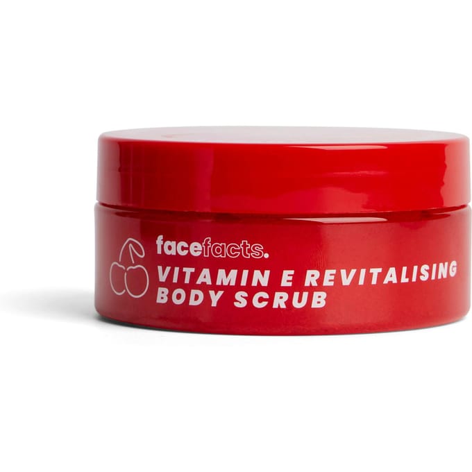 Face Facts Cherry Bliss Vitamin E Revitalising Body Scrub 200 g