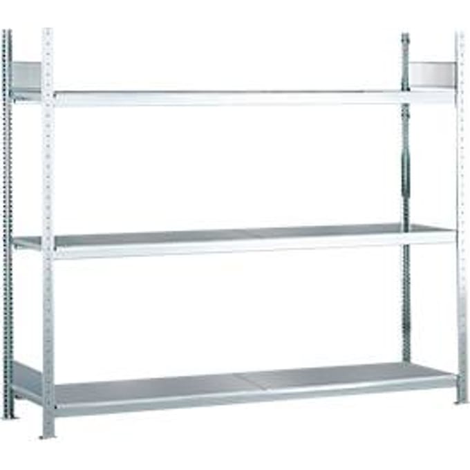 Breedvakstelling WS 2000 - B 2000 x D 800 x H 2000 mm - 3 legborden - draagvermogen per legbord 400 kg - staal - verzinkt