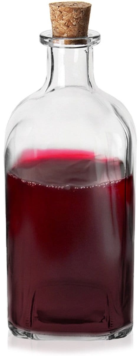 Fles met Kurk Glas 530 ml - Waterfles - Decoratie - Dop