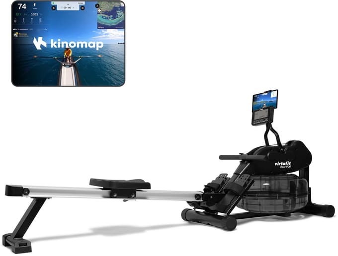 VirtuFit ROW900 Roeimachine met Waterweerstand - Inklapbaar - Roeitrainer - Roeiapparaat