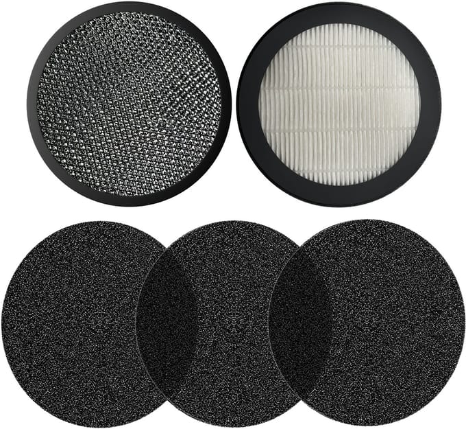 CIARRA CBCF008S - Actiefkoolfilter Afzuigkapaccessoire Koolstoffilter, Actieve koolstof vervanging voor CIARRA Mini Afzuigkap VMPHB01, VMPHW01