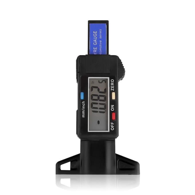 Digitale bandenprofieldieptemeter Metermeter LCD-displaytester voor auto's Vrachtwagens Bereik 0-25 mm
