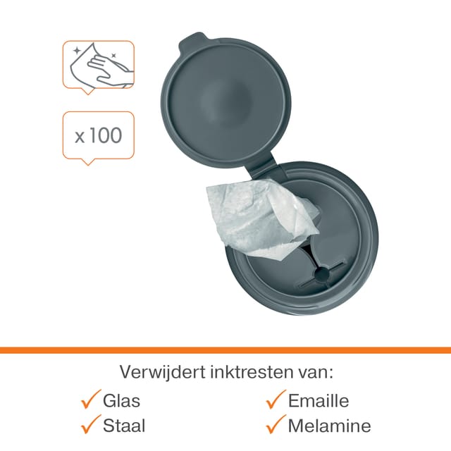 Nobo Plasticvrije Whiteboardreinigingsdoekjes - 100 stuks