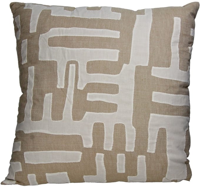 HD Collection Cushion Cotton Natural 50x50cm