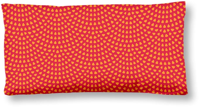 HIP kussensloop mandala's en bloemen - 40x80 cm - Rood - 100% Katoen satijn