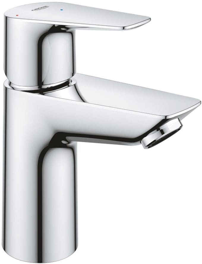 GROHE Start Edge Wastafelkraan - Waterbesparend - Energiebesparend - Push open waste - Chroom