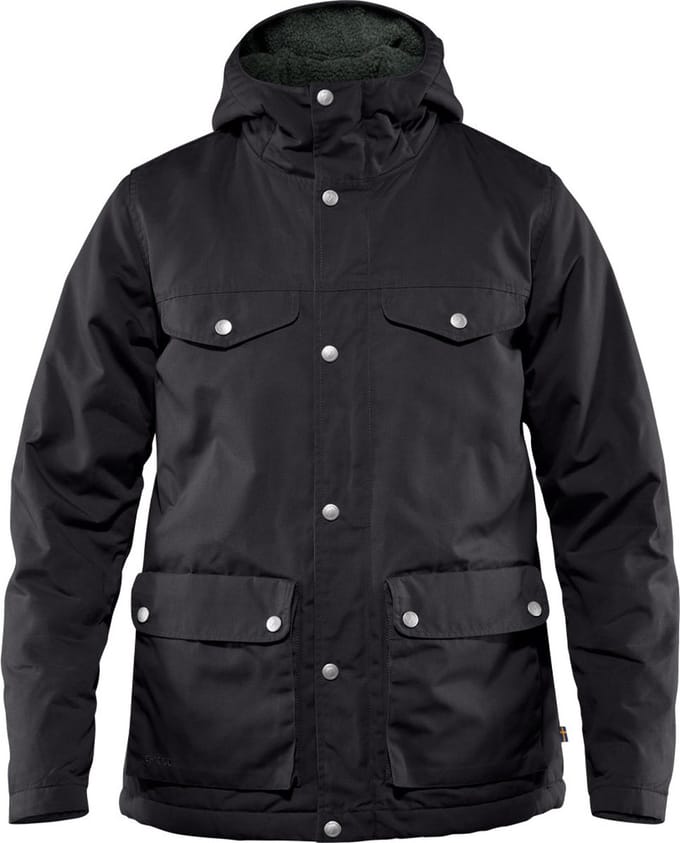 Fjällräven Greenland Winterjas Dames, black Maat M